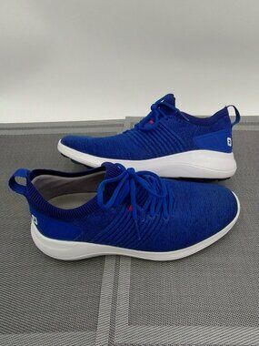 Footjoy Flex XP Spikeless Golf Shoes Blue Size 10
